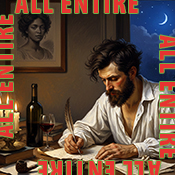 Baudelaire am Schreibtisch